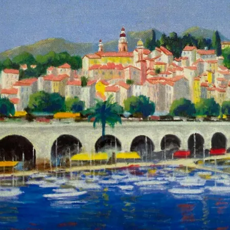 Menton 2 Pieces 4 Personnes Avec Grande Terrasse Au Calme Plage A Pied * Мантон